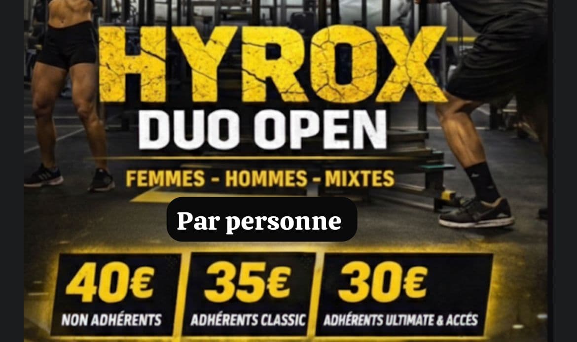 HYROX FITNESS PARK CORMONTREUIL